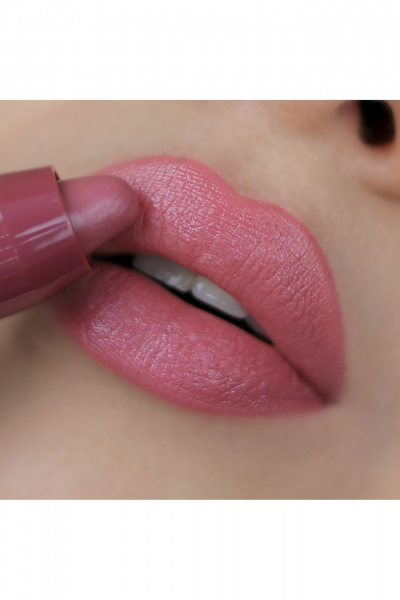 Помада Satin Colors розовая с насыщенным пигментом Belor Design SATIN COLORS тон 3 коралловый - фото 2