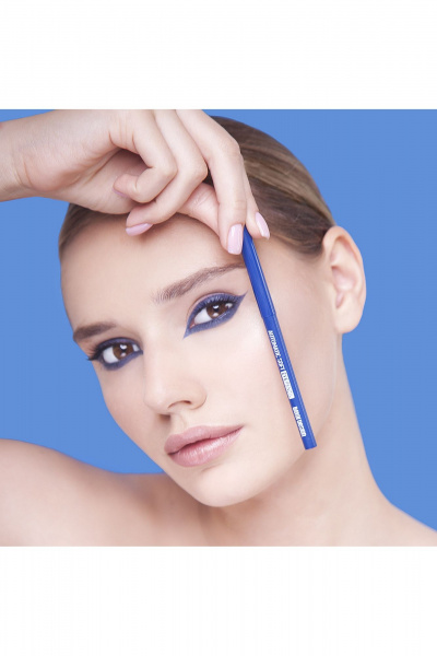 Карандаш для глаз синий для точных линий и выразительности Belor Design Automatic soft eyepencil тон 303 dark blue - фото 2