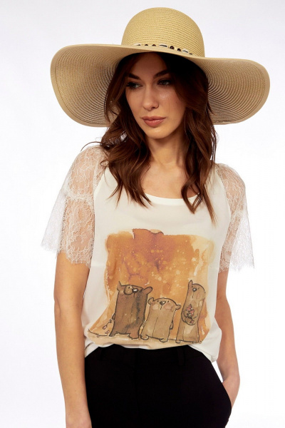 Шляпа Fita BY-48B бежевый - фото 6