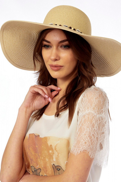 Шляпа Fita BY-48B бежевый - фото 3