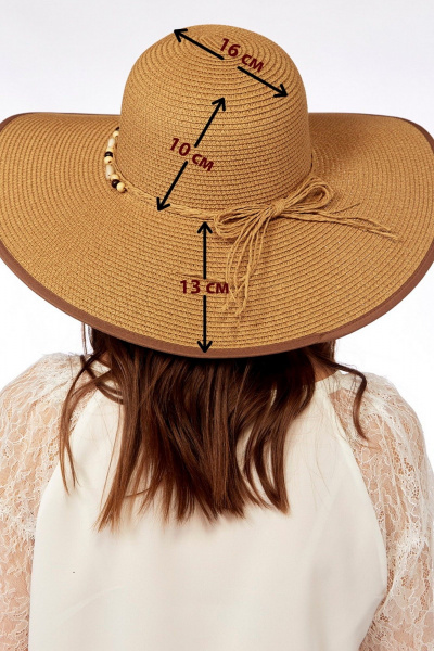 Шляпа Fita BY-48P песочный - фото 3