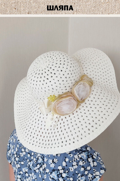Шляпа Fita H-69 белый - фото 3