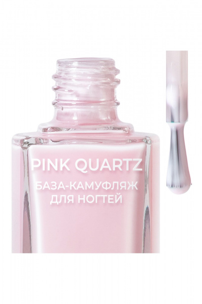 База-камуфляж розовая для ногтей, 11,5 г Relouis Pink Quartz - фото 2