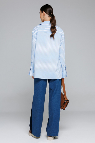 Рубашка Butеr 2856 голубой - фото 3