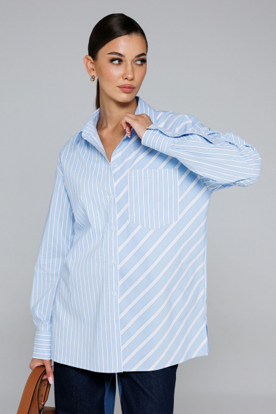 Рубашка Butеr 2856 голубой - фото 2