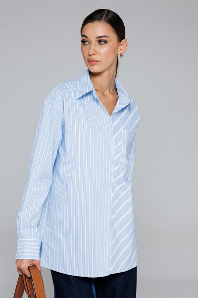 Рубашка Butеr 2856 голубой - фото 1
