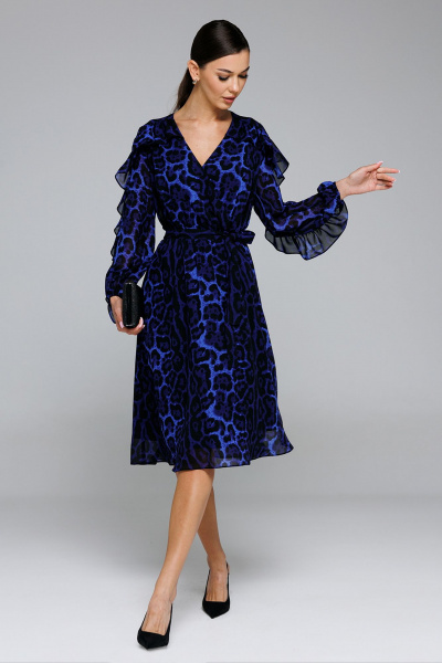 Платье Butеr 2863 индиго - фото 4