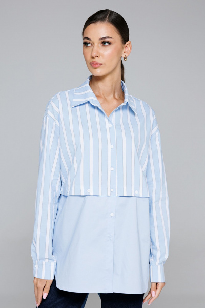 Рубашка Butеr 2869 голубой - фото 1