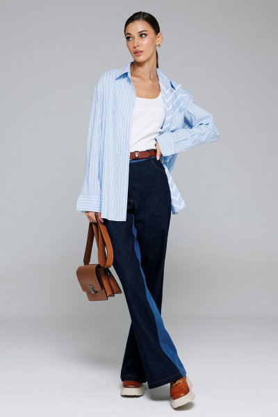 Брюки Butеr 2879 синий - фото 1