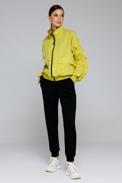 Трикотажные зауженные брюки с карманами для повседневной носки Butеr 2880 черный - фото 2