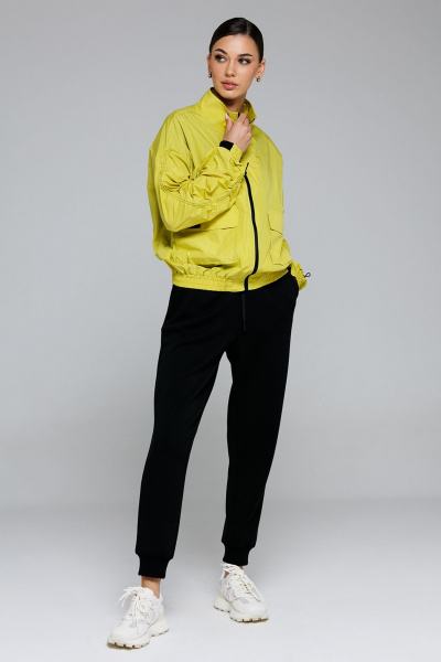 Трикотажные зауженные брюки с карманами для повседневной носки Butеr 2880 черный - фото 1