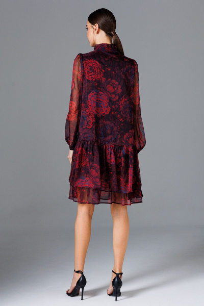 Платье Butеr 2881 бордовый - фото 6