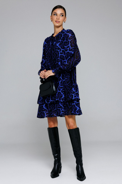 Платье Butеr 2882 индиго - фото 3