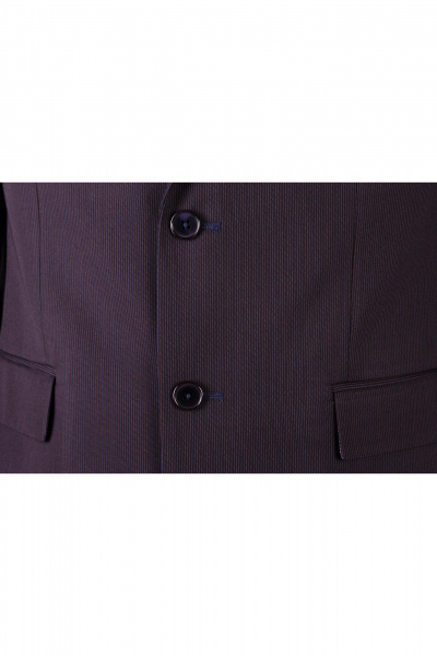 Классический деловой костюм мужской 2-ка незауженный ткань Pan-Mod 0455.182 серый - фото 3