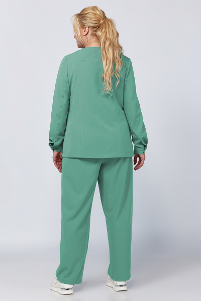 Костюм 2-ка из костюмной ткани с прямым кройом Algranda А3972-6 - фото 2