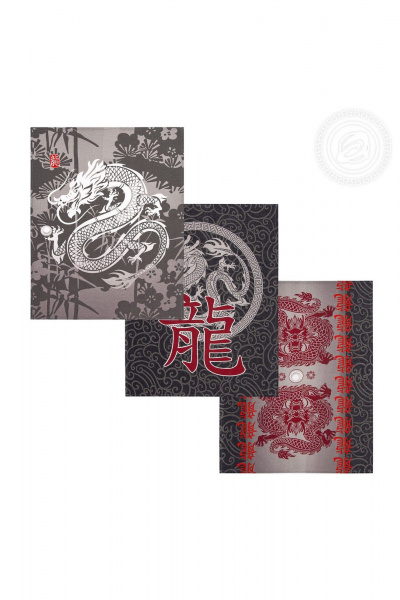 Кухонное полотенце рогожка мультиколор 3 шт АРТПОСТЕЛЬ НЗ_ПКР45.60 путь_богатства - фото 2