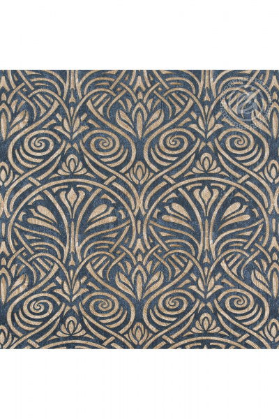 Круглогодичный комплект постельного белья из хлопка, поплина, синий на резинке АРТПОСТЕЛЬ 932 мадрид - фото 7