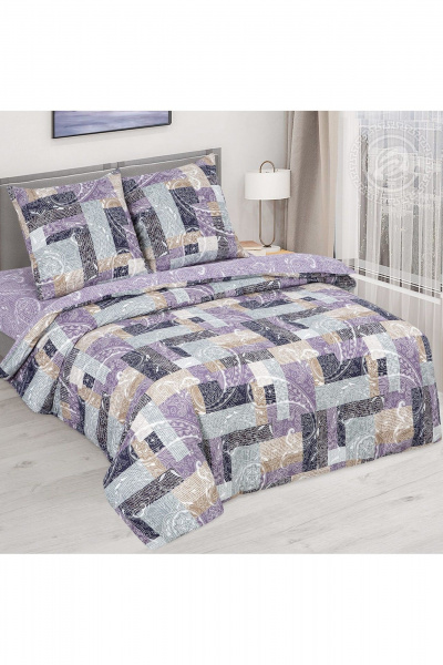 Комплект постельного белья из хлопка и поплина, мультиколор АРТПОСТЕЛЬ 900 эклектика - фото 1