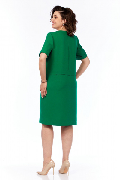 Леняное летнее платье с молнией и широкими складками SVT-fashion 585.1 - фото 3