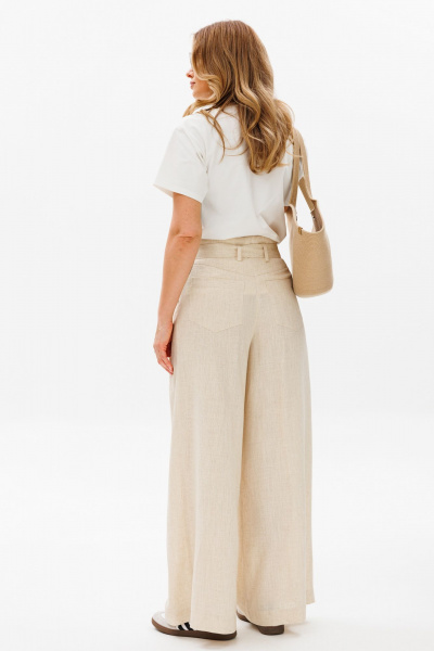 Футболка прямого кроя с коротким рукавом AVRIL 1017 айвори - фото 2