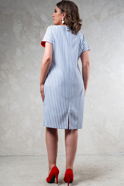 Платье свободного силуэта до середины колена Avanti 1625-3 - фото 3