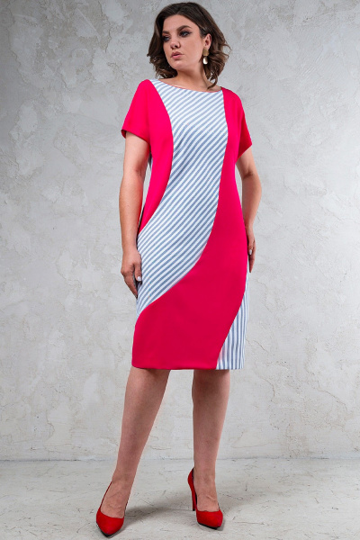 Платье свободного силуэта до середины колена Avanti 1625-3 - фото 1
