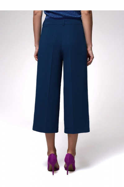 Костюм из жакета и кюлотов из текстиля в классическом стиле DEVITA 5016 синий - фото 8