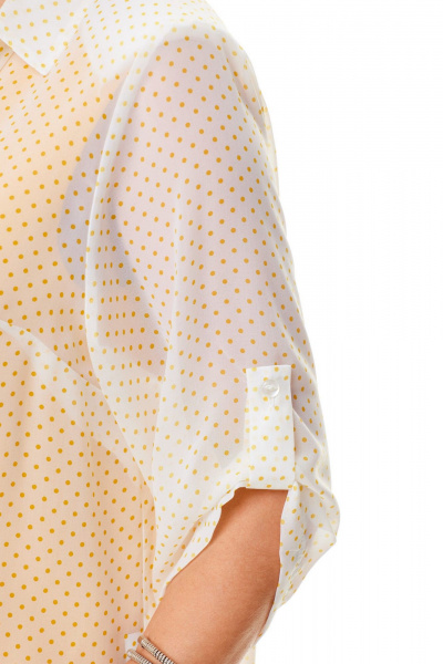 Летний комплект из шифоновой блузы и майки-топа Abbi 5034 - фото 11