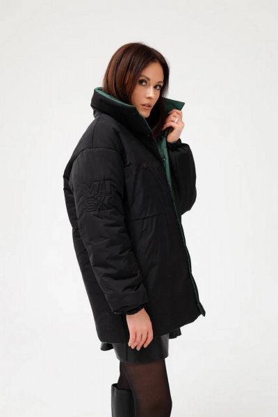 Двусторонняя дизайнерская куртка с капюшоном и поясом MASHA SKORINA MS-JBE-2-001 - фото 10
