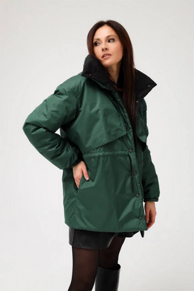 Двусторонняя дизайнерская куртка с капюшоном и поясом MASHA SKORINA MS-JBE-2-001 - фото 7