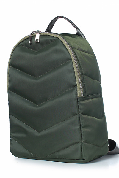Зеленый текстильный рюкзак на плечи для ежедневных поездок Galanteya 11422.24с659к45 оливковый - фото 1