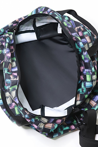 Дорожная сумка из текстиля с карманами и ручками Galanteya 3018.24с652к45 черный - фото 5