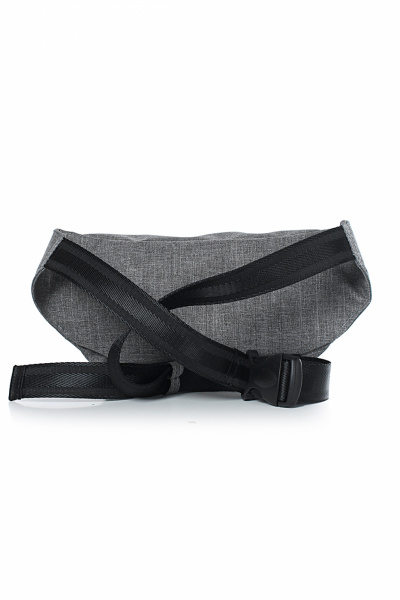 Мягкая сумка из текстиля с регулируемым ремнем и карманом Galanteya 31114.24с669к45 серый - фото 3