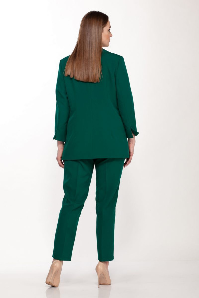 Двухпредметный женский костюм из текстиля с жакетом и брюками Belinga 2113 - фото 4