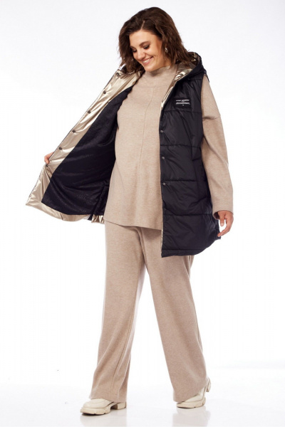 Демисезонный стеганый жилет с капюшоном и карманами Jurimex 3154 - фото 2