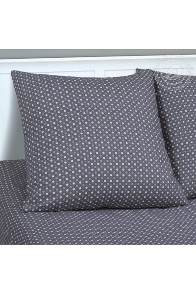 Постельное с простыней на резинке, серый, поплин, мягкий АРТПОСТЕЛЬ 932 феникс - фото 3