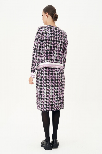 Демисезонный комплект из трикотажа: джемпер и юбка Fantazia Mod 4577 - фото 5