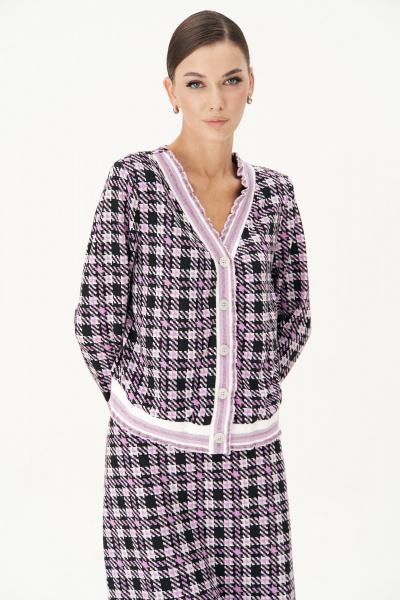 Демисезонный комплект из трикотажа: джемпер и юбка Fantazia Mod 4577 - фото 4