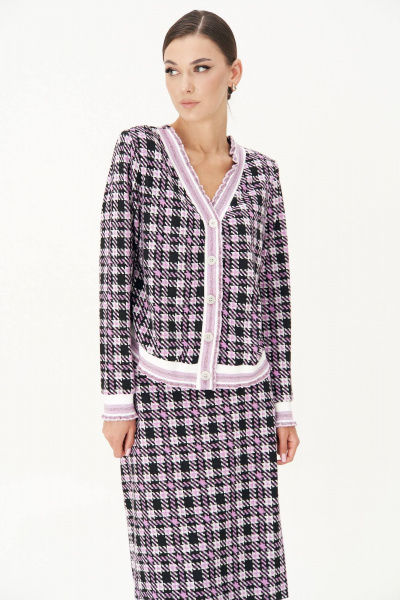 Демисезонный комплект из трикотажа: джемпер и юбка Fantazia Mod 4577 - фото 3