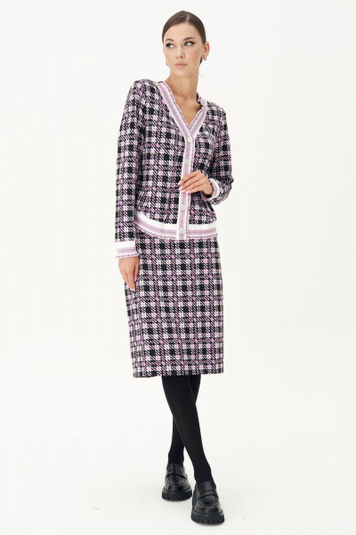 Демисезонный комплект из трикотажа: джемпер и юбка Fantazia Mod 4577 - фото 1