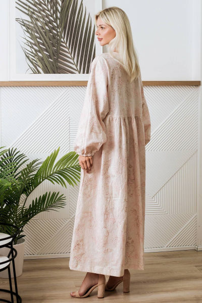 Летнее свободное платье с вырезом на запах и вышивкой BUNABOUTIQUE 2098 - фото 4