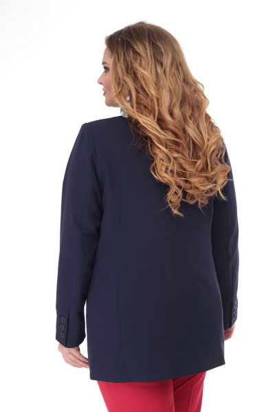 Жакет БелЭльСтиль 785-1 37 22 темно-синий - фото 2