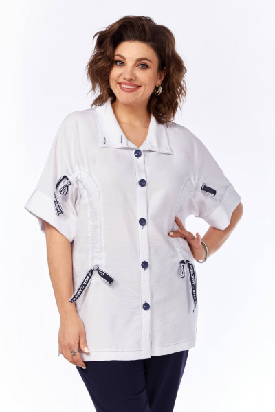 Комплект блуза и брюки приталенного силуэта в летнем стиле Matini 1.1763 - фото 9