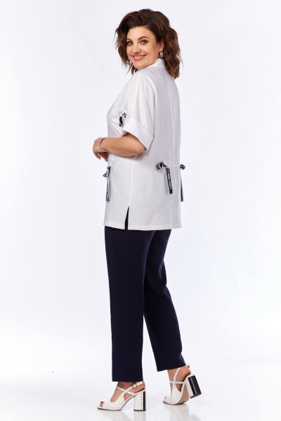 Комплект блуза и брюки приталенного силуэта в летнем стиле Matini 1.1763 - фото 6