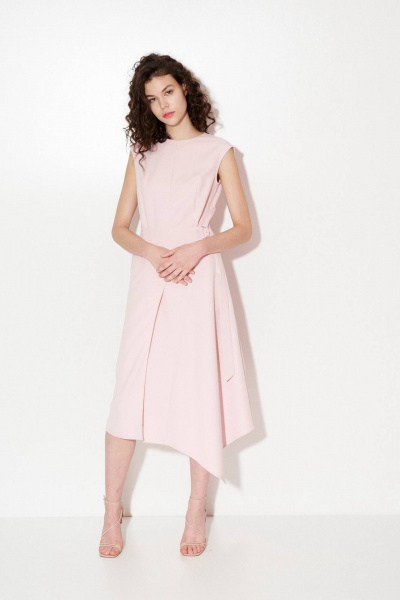 Летнее платье с запАхом и поясом-завязкой Morozov Amavie 1.1952_B1_Anita розовый - фото 2