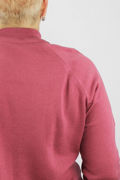 Демисезонный вязаный свитер-прямой с регланом, розовый Полесье С3316-15 5С1754-Д43 158,164 смузи - фото 3