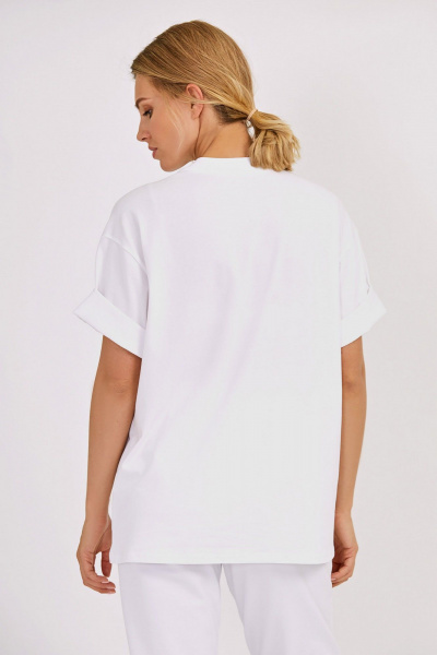 Джемпер свободный oversize с печатью KOSKA 610 - фото 2