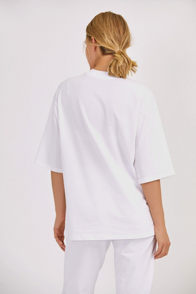 Джемпер свободный oversize с печатью KOSKA 612 - фото 3