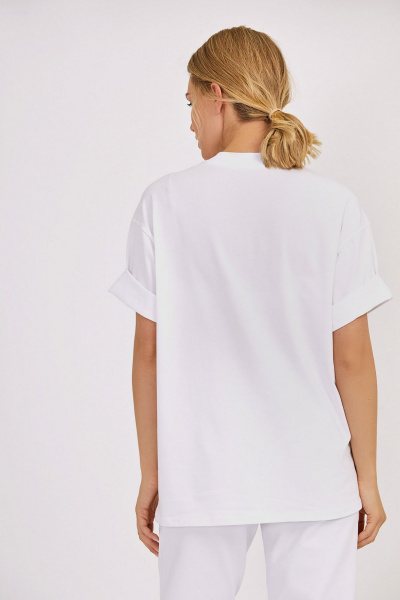 Джемпер свободный oversize с печатью KOSKA 616 - фото 2