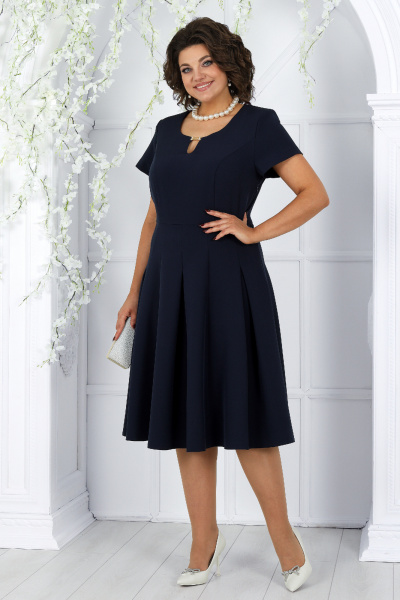 Комплект платье и жакет нарядный для особых событий Ninele 6013 синий - фото 8